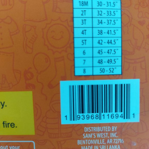 Member's Mark Children's 100% Cotton 4 Piece Long Sleeve Pajama Set - Picture 7 of 10